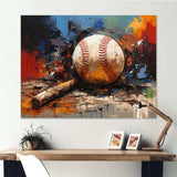 Baseball Collage II - Sports Canvas Wall Art