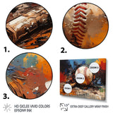 Baseball Collage II - Sports Canvas Wall Art