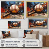 Baseball Collage II - Sports Canvas Wall Art