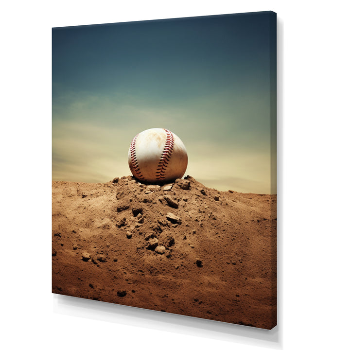Baseball Pitchers Mound I - Sport Baseball Canvas Wall Art