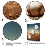 Baseball Pitchers Mound I - Sport Baseball Canvas Wall Art