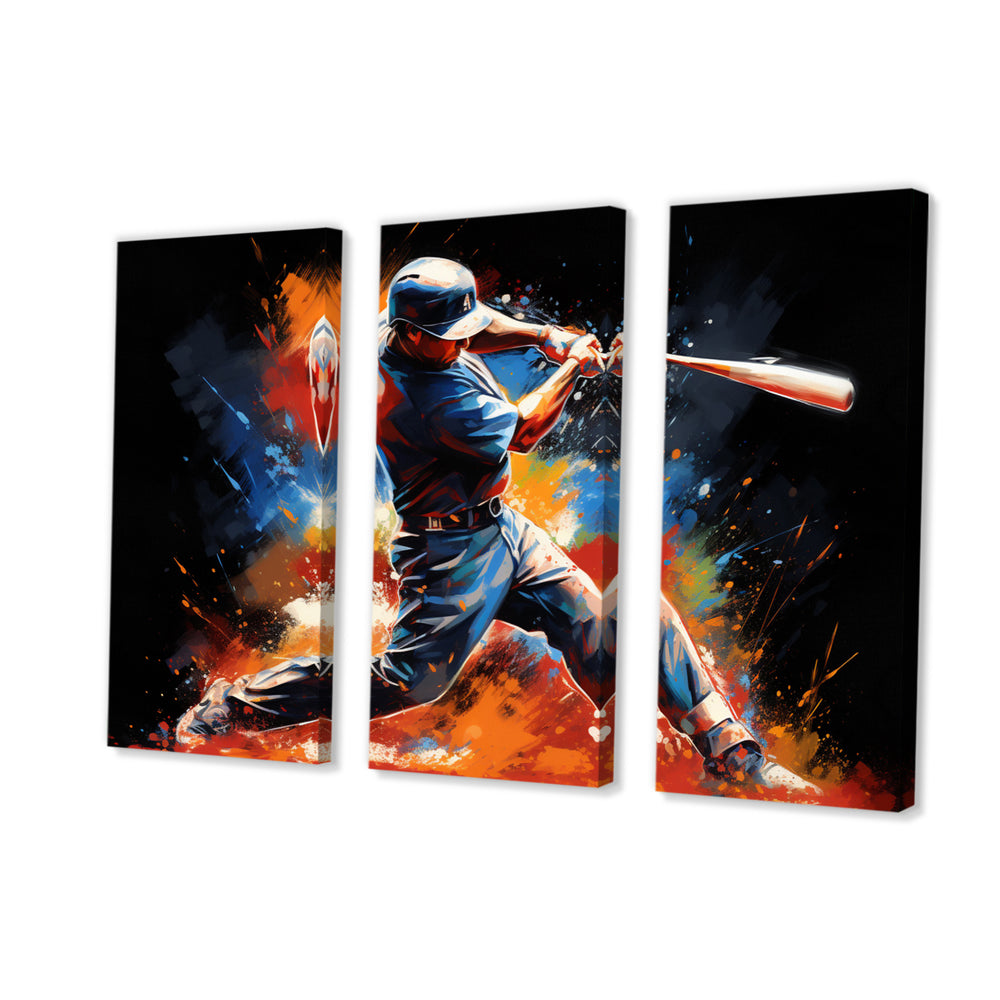 Baseball Swing Of Emotion III - Multi-Panels