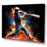 Baseball Swing Of Emotion III - Sports Canvas Wall Art