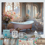 Bathroom Ethereal Glow III - Humor Canvas Wall Art