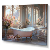 Bathroom Ethereal Glow III - Humor Canvas Wall Art