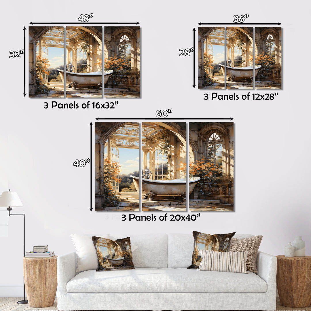 Bathroom Golden Luxe I - Multi-Panels