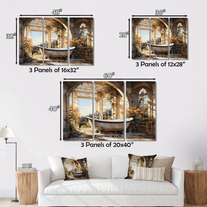 Bathroom Golden Luxe I - Multi-Panels
