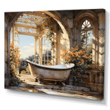 Bathroom Golden Luxe I - Humor Canvas Wall Art