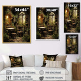 Bathroom Rustic Woodland Retreat IV - Humor Canvas Wall Art