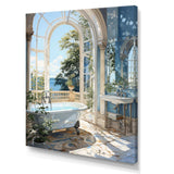 Bathroom Tranquil Reflections IV - Humor Canvas Wall Art