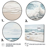 Beach Minimalism Landscape III - Coastal Canvas Wall Art