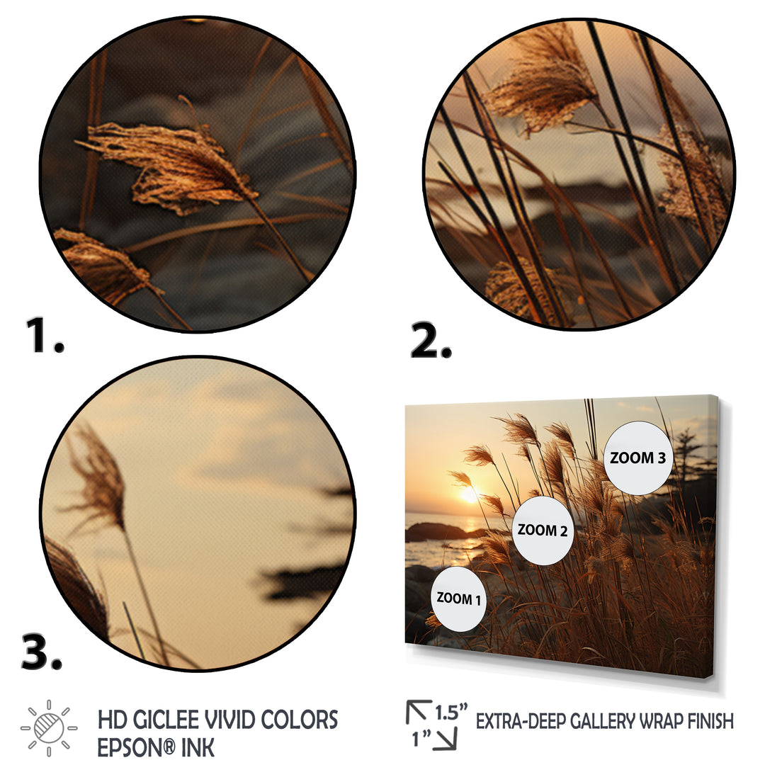 Beach Breeze At Sunset II - Multi-Panels