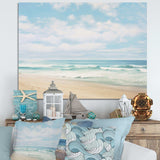 Beach Photo Coastal Tranquility III - Coastal Canvas Wall Art