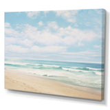 Beach Photo Coastal Tranquility III - Coastal Canvas Wall Art