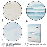 Beach Photo Tranquil Waters I - Coastal Canvas Wall Art