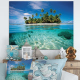 Beach Photo Tropical Escape V - Coastal Canvas Wall Art