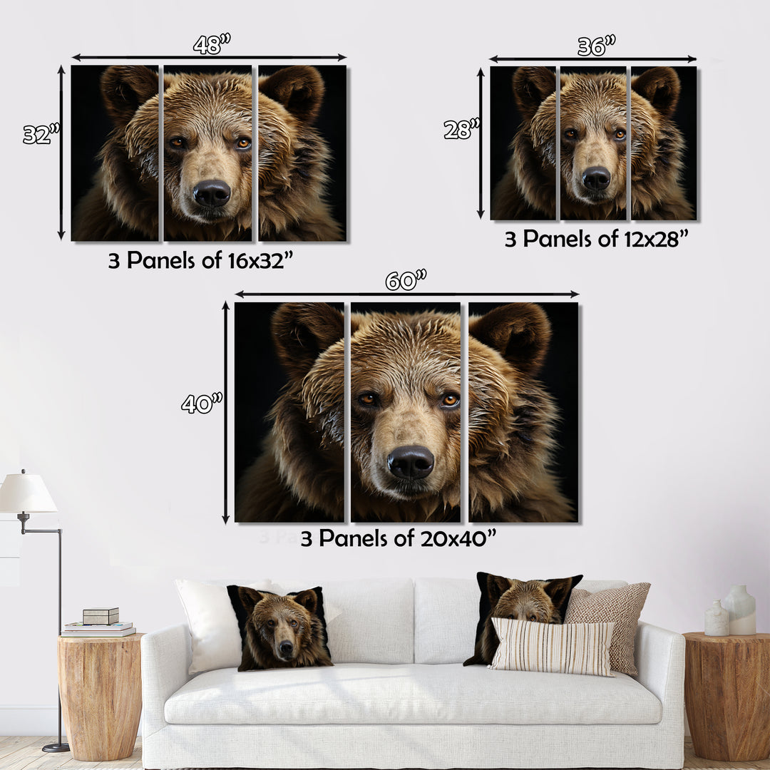 Bear Portrait - Multi-Panels