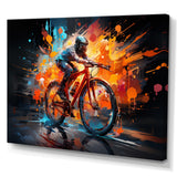 Bicycle Abstract Fusion An - Bicycle Canvas Wall Art