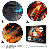 Bicycle Abstract Fusion An - Bicycle Canvas Wall Art