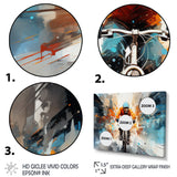 Bicycle Abstract Urban Cyclists - Bicycle Canvas Wall Art