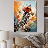 Bicycle Abstracted Trails An I - Bicycle Canvas Wall Art