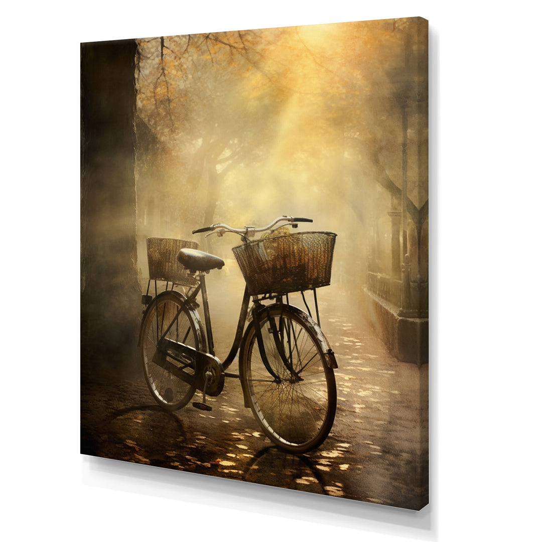 Bicycle Atmospheric Rides An I - Bicycle Canvas Wall Art