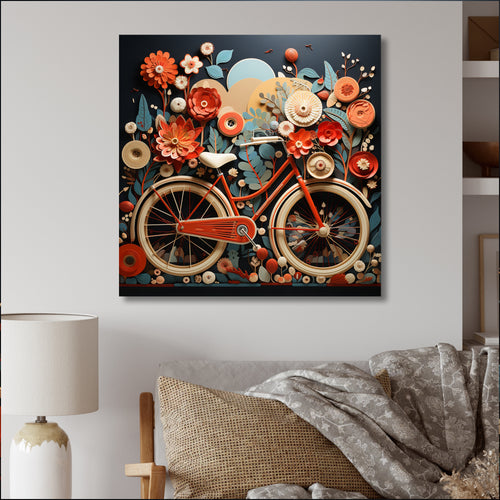 Bicycle  Bliss I - Bicycle Canvas Wall Art
