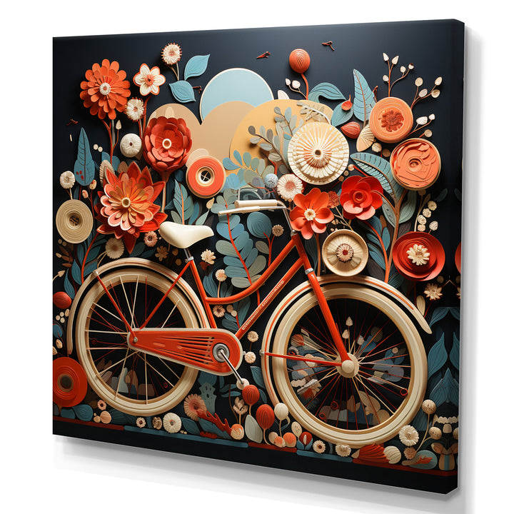 Bicycle  Bliss I - Bicycle Canvas Wall Art