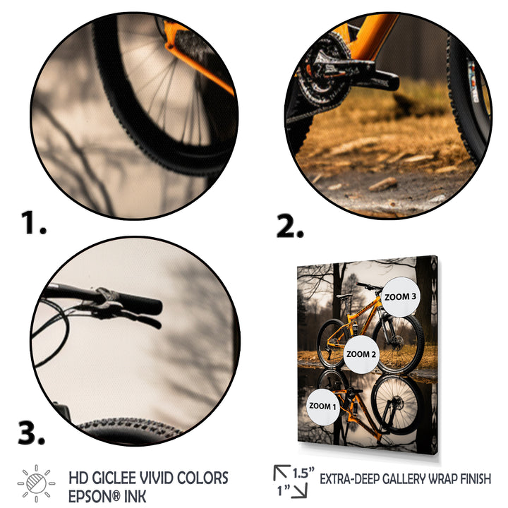 Bicycle  Reflections I - Bicycle Canvas Wall Art