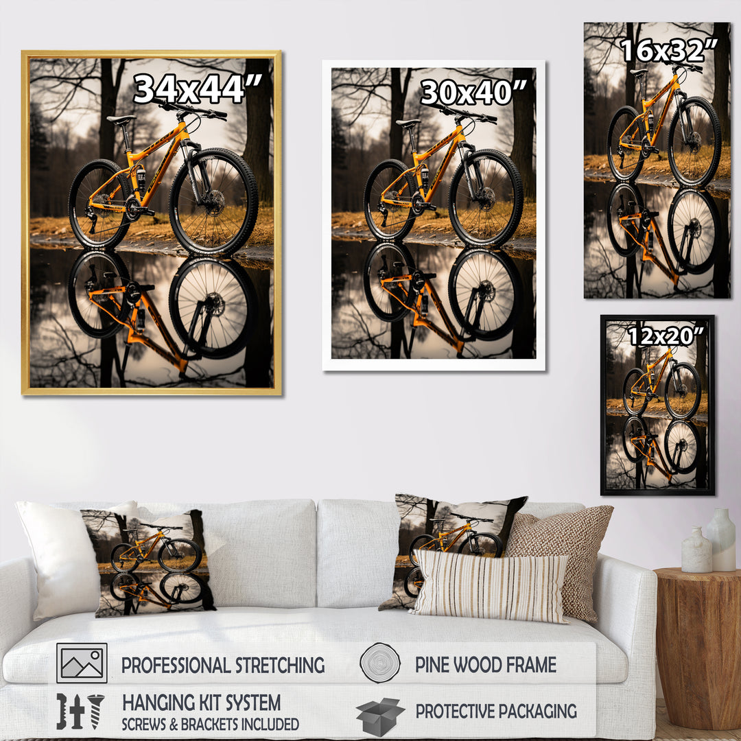 Bicycle  Reflections I - Bicycle Canvas Wall Art
