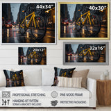 Bicycle City Cycling - Bicycle Canvas Wall Art