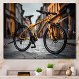 Bicycle Cityscape Escape - Bicycle Canvas Wall Art