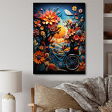 Bicycle Colorful Ride - Bicycle Canvas Wall Art