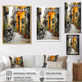 Bicycle Cycle City - Bicycle Canvas Wall Art