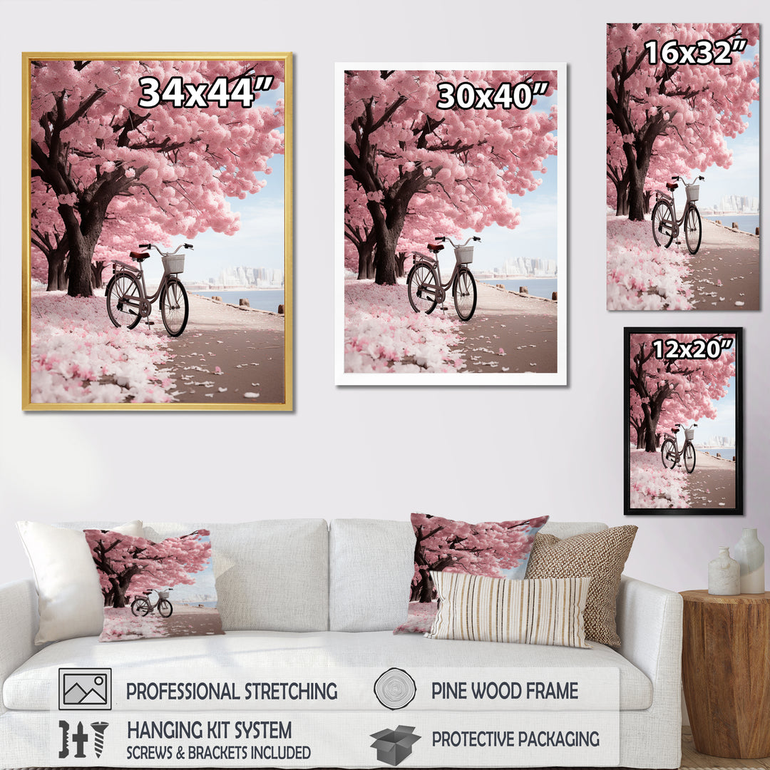 Bicycle Cycle Of Life I - Bicycle Canvas Wall Art