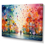 Bicycle Geometric Pedals Pointillism I - Bicycle Canvas Wall Art