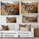 Bicycle Harmonious Cycling Paths - Bicycle Canvas Wall Art
