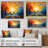 Bicycle Harmonious Pedals Pointillism I - Bicycle Canvas Wall Art