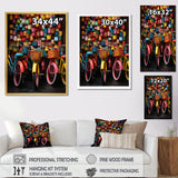 Bicycle Joyful Rides I - Bicycle Canvas Wall Art