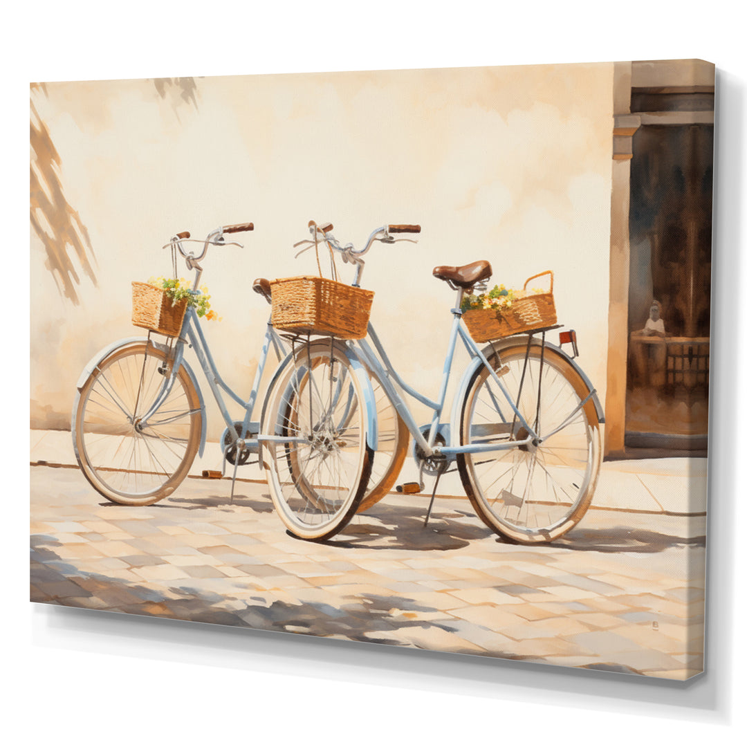 Bicycle Peaceful Rides I - Bicycle Canvas Wall Art