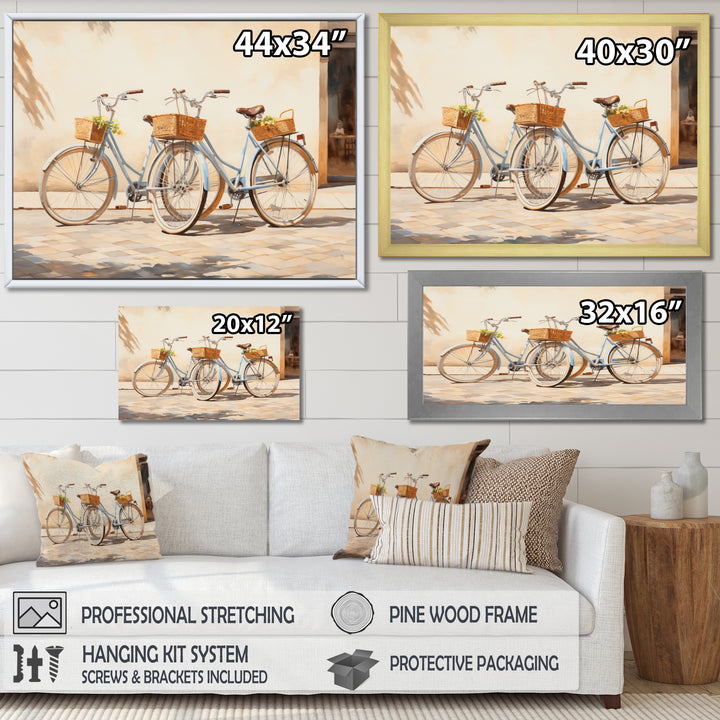 Bicycle Peaceful Rides I - Bicycle Canvas Wall Art