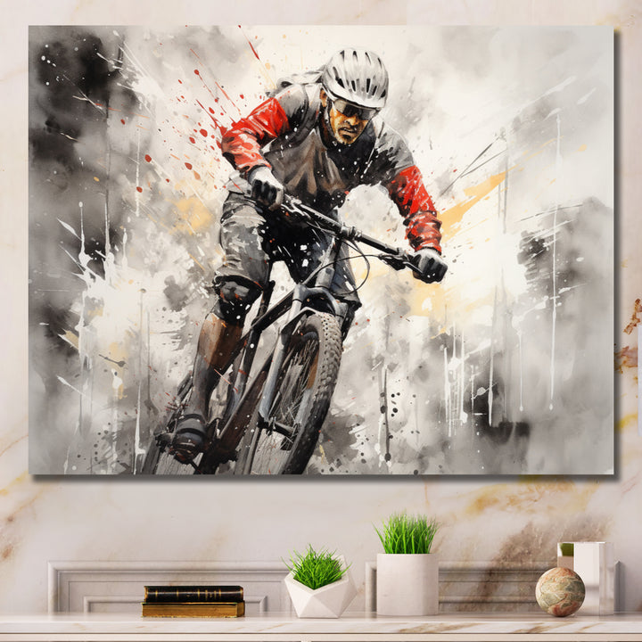 Bicycle Pedal Power I - Bicycle Canvas Wall Art
