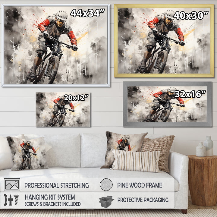 Bicycle Pedal Power I - Bicycle Canvas Wall Art