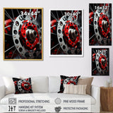 Bicycle Pedals And Patterns - Bicycle Canvas Wall Art