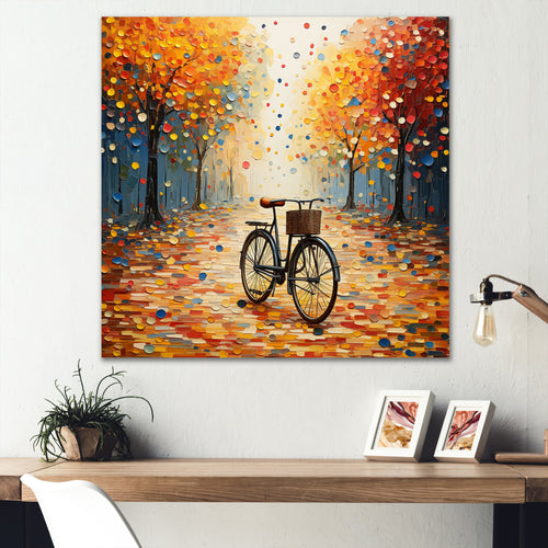 Bicycle Pedals Of Time I - Bicycle Canvas Wall Art