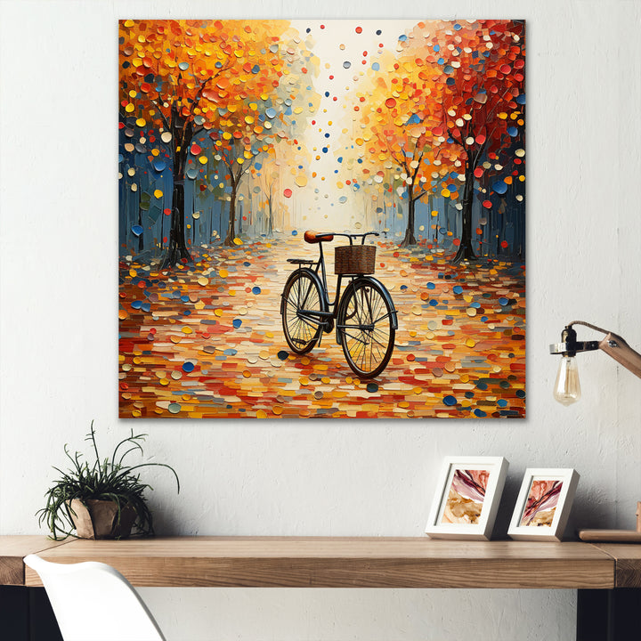 Bicycle Pedals Of Time I - Bicycle Canvas Wall Art