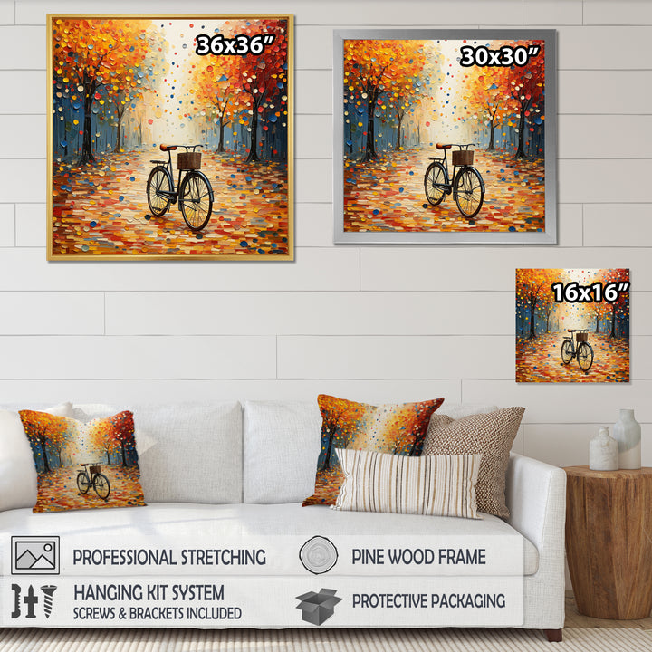 Bicycle Pedals Of Time I - Bicycle Canvas Wall Art