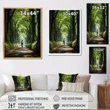 Bicycle Serene Bicycle Path I - Bicycle Canvas Wall Art