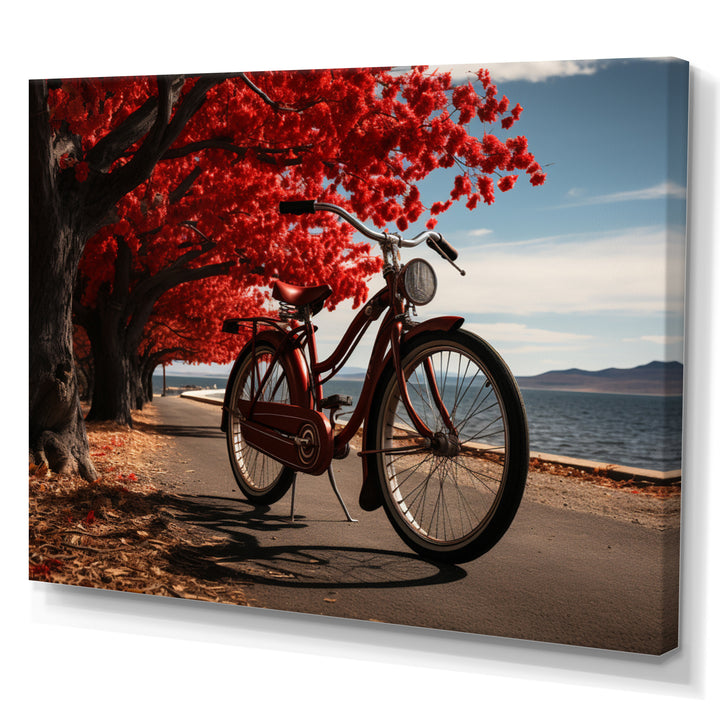 Bicycle Silent Journey I - Bicycle Canvas Wall Art