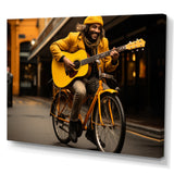 Bicycle Street Serenade - Bicycle Canvas Wall Art